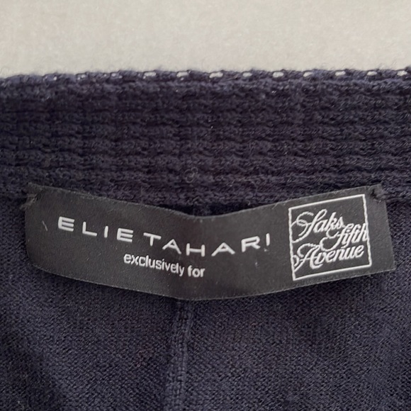 { Elie Tahari for Saks Fifth Avenue } - Sweater Cardigan - Picture 3 of 3